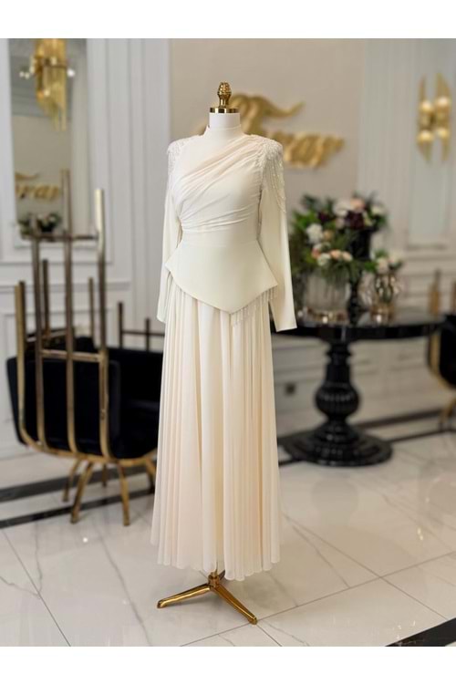ALARA DRESS EKRU