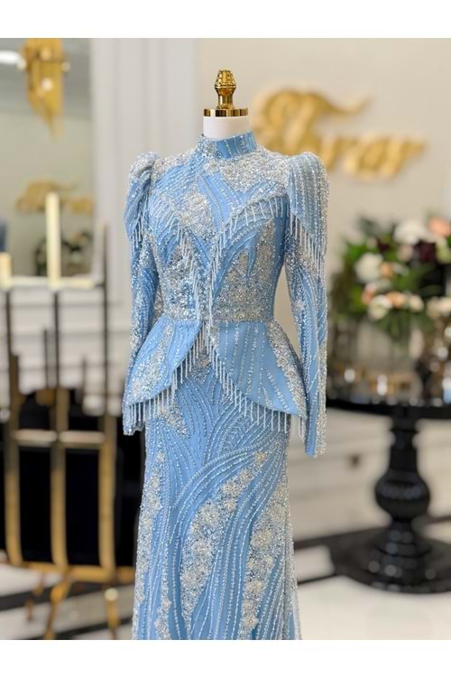 NERA DRESS MAVİ