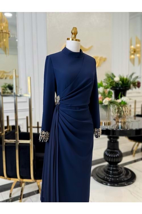 PELQİN DRESS LACİVERT