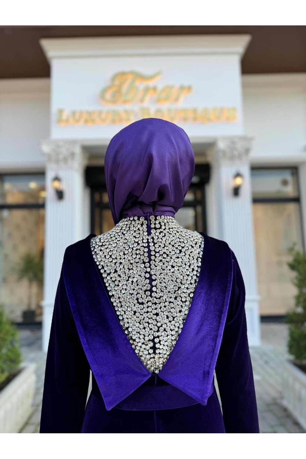 PERUVİAN LİLY ELBİSE - MOR - 38