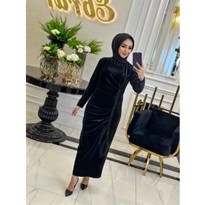 VİOLET ELBİSE - SİYAH - 40