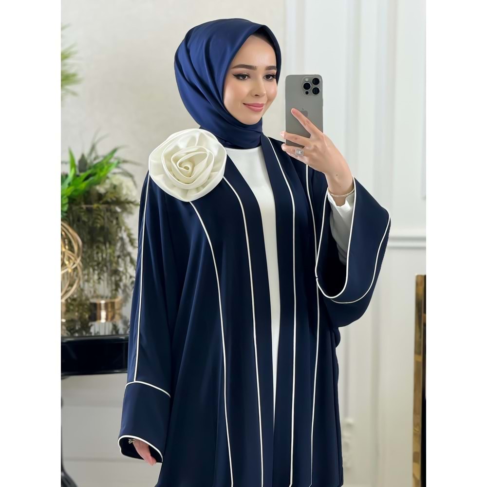 AVA ROSE ABAYA - LACİVERT - STANDART