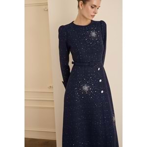 AURORA DRESS LACİVERT