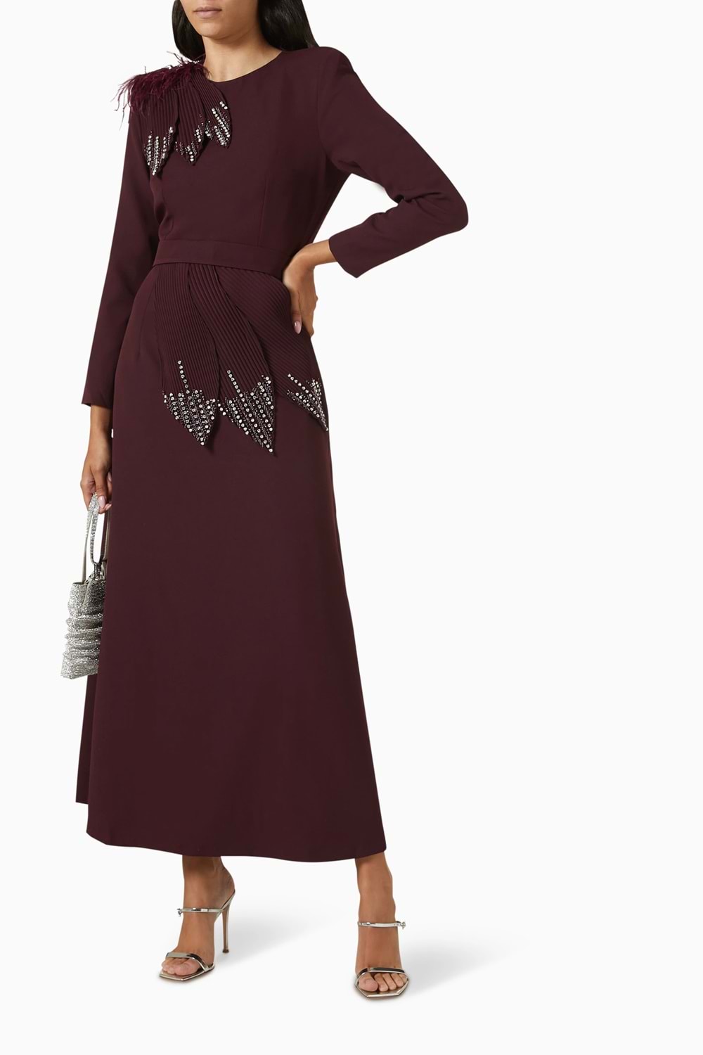 LIRIO DRESS BORDO