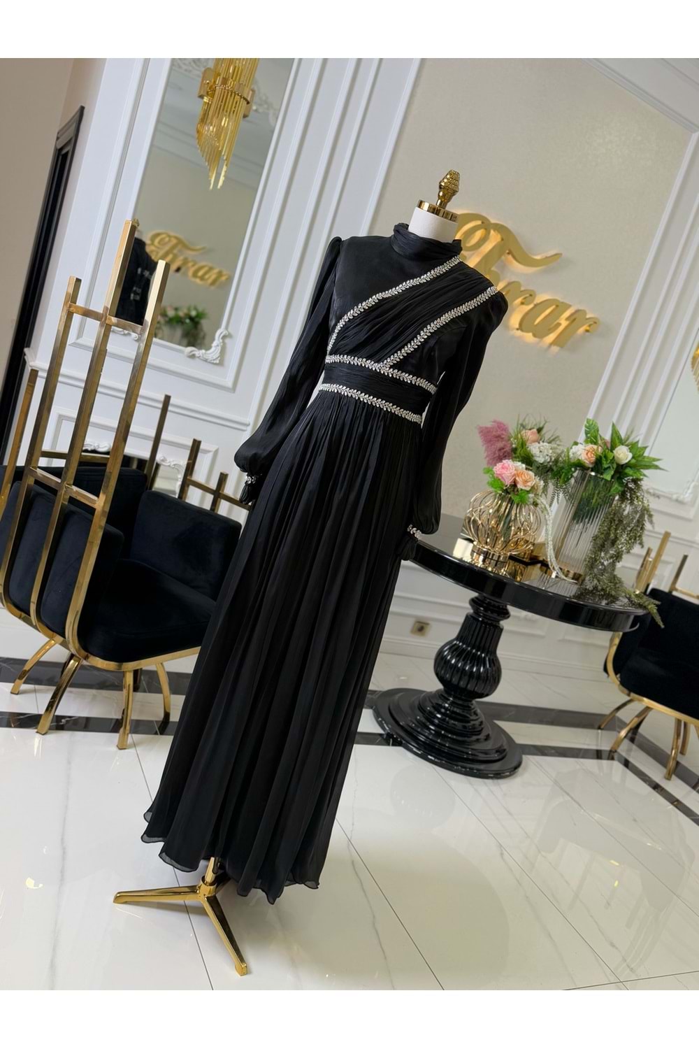 ROMANCE DRESS SİYAH