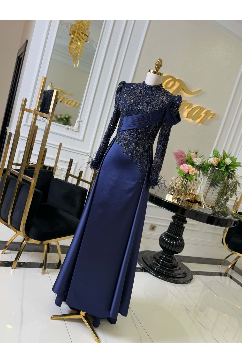 SERENITY DRESS LACİVERT