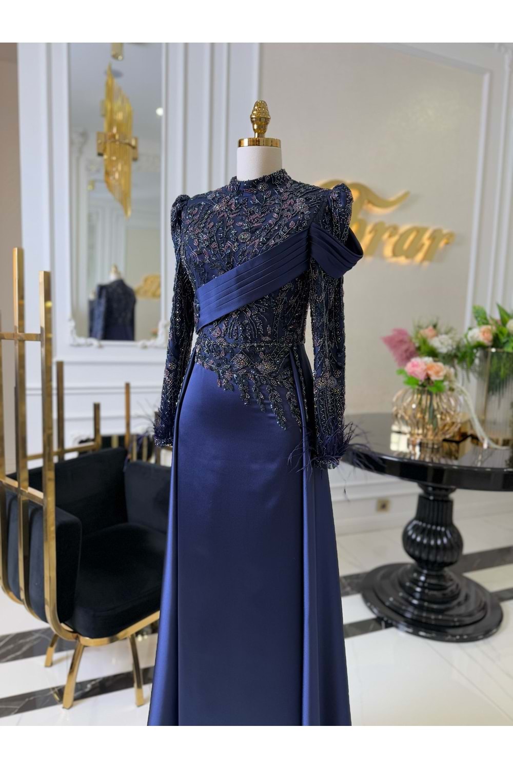 SERENITY DRESS LACİVERT