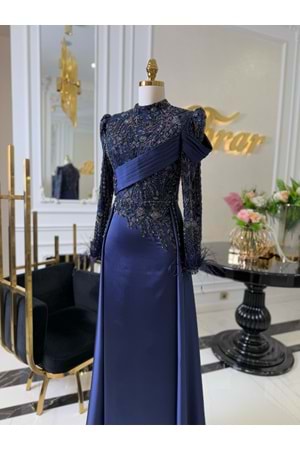 SERENITY DRESS LACİVERT