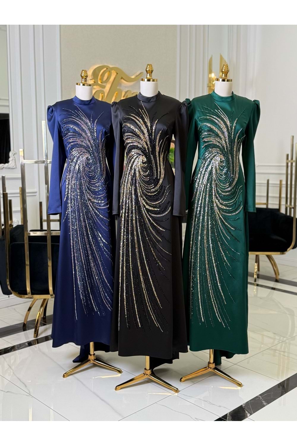 VALENT DRESS ZÜMRÜT