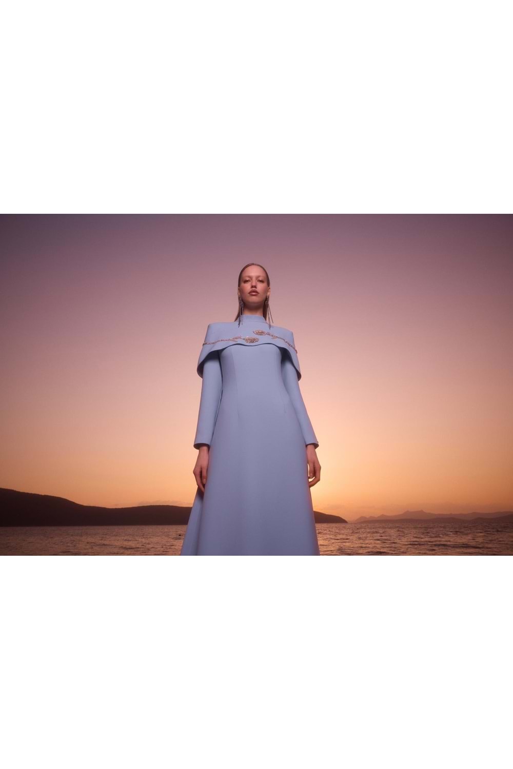 VERA DRESS BUZ MAVİ