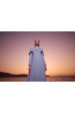 VERA DRESS BUZ MAVİ