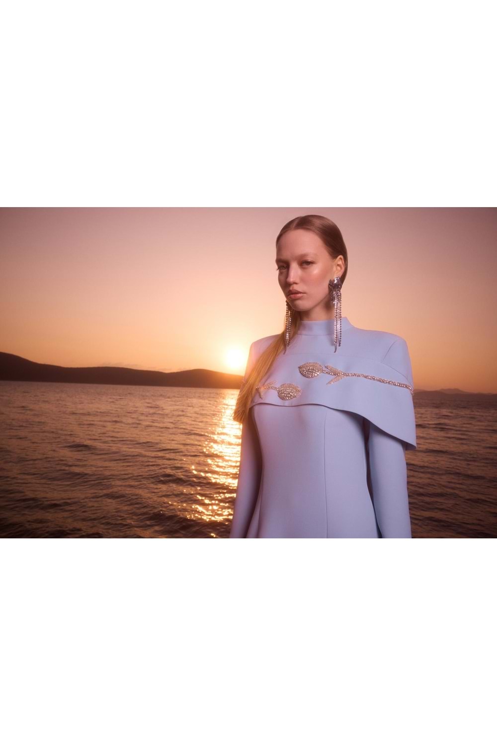 VERA DRESS BUZ MAVİ