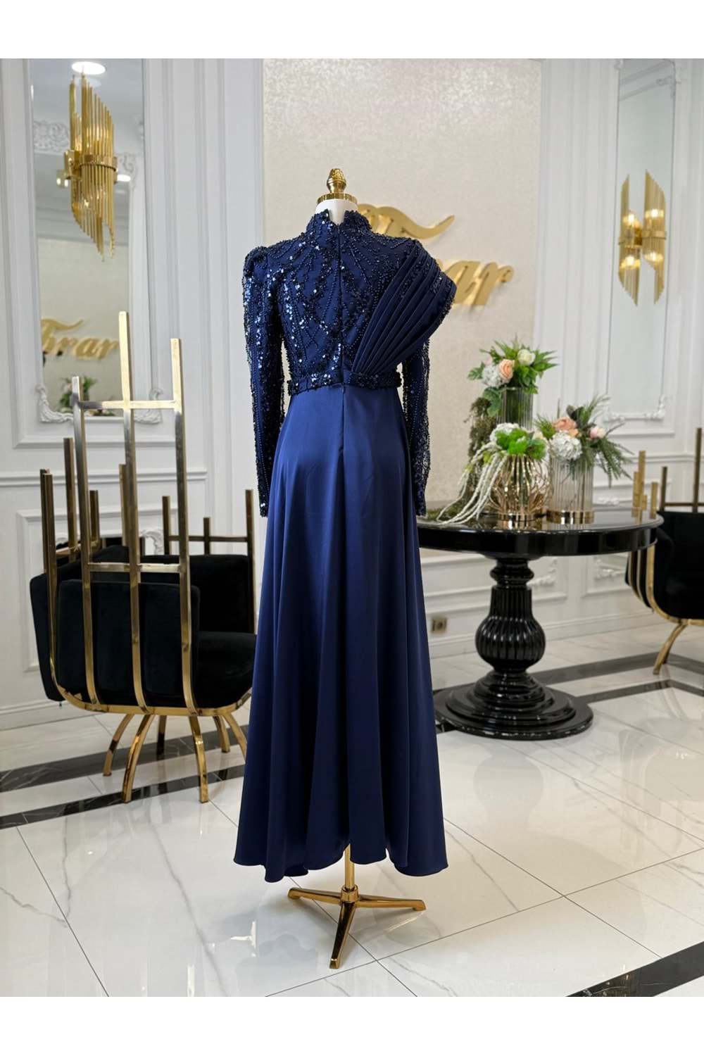 ASMİN DRESS LACİVERT