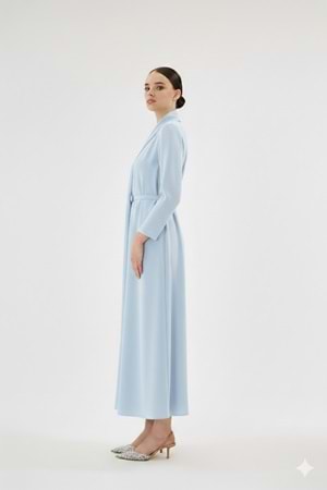 MINZE DRESS BUZ MAVİ