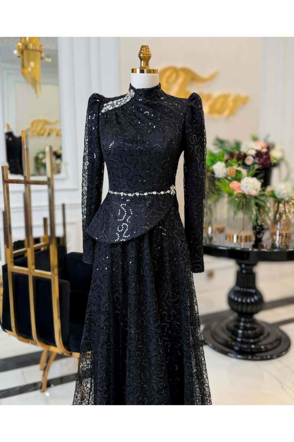 MİHRİ DRESS SİYAH