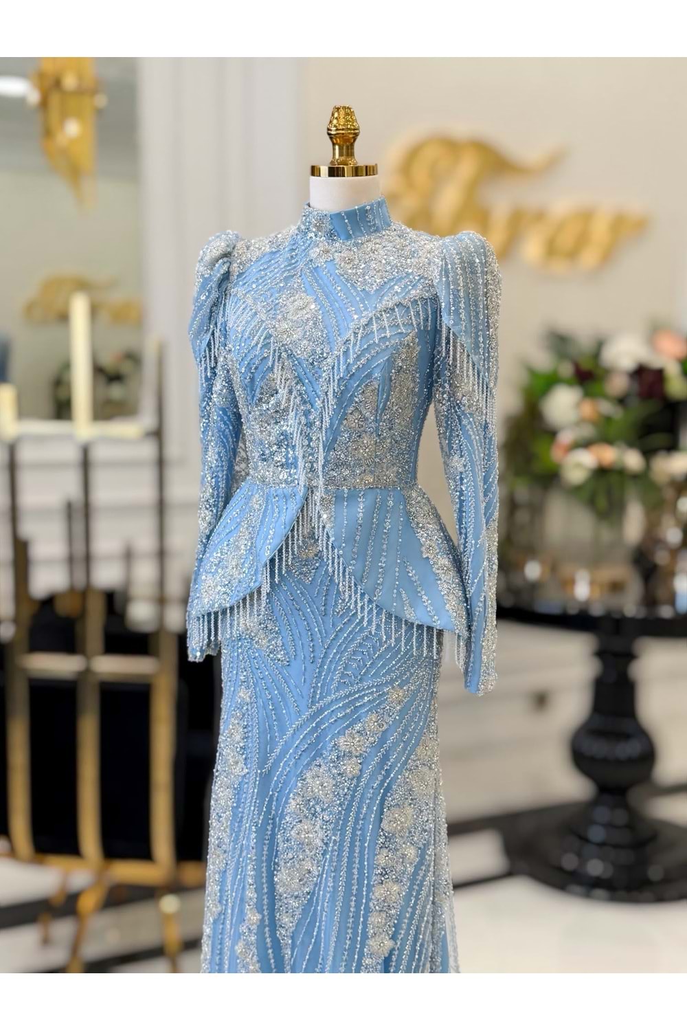 NERA DRESS MAVİ