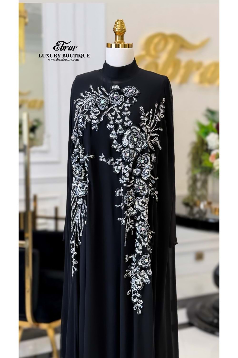 RYLEE EXCLUSİVE ABAYA TAKIM SİYAH